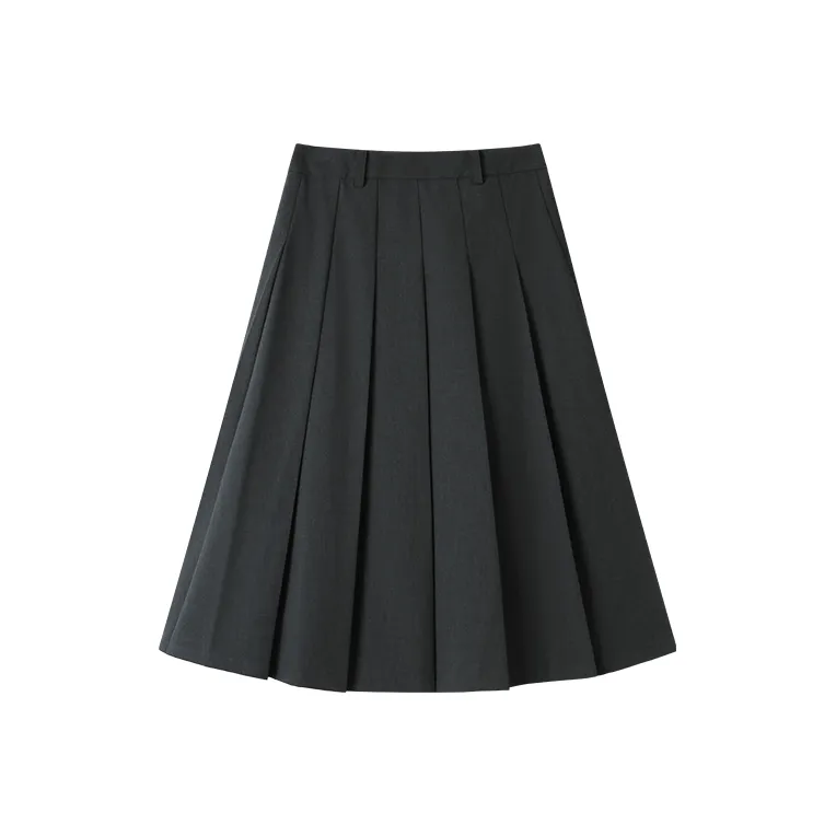 Miss Burde Casual Long Skirt Women's Black-8
