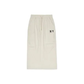 MLB FW/AW24 Casual Long Skirts Women's Hemp Cream