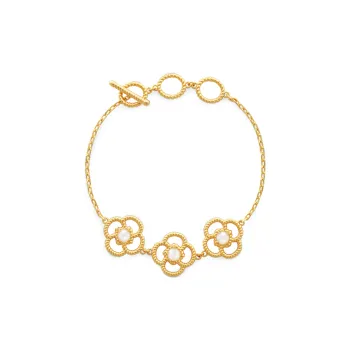 BAODEYI 18K Gold Plated Copper Bracelets Unisex