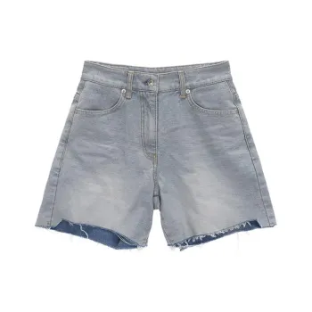MATIN KIM Denim Shorts Women's Sky Blue