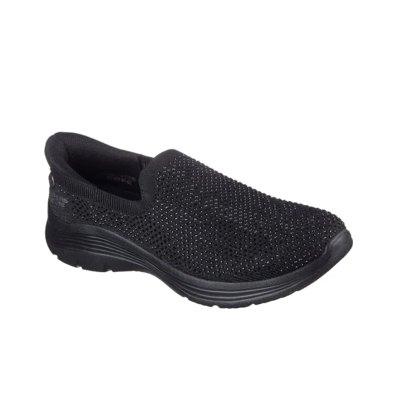 Martha Stewart x Skechers Slip ins Low Top Casual Shoes Women's Black-3