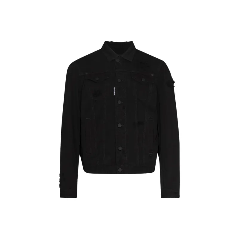 DSQUARED 2 SS22 Denim Jacket Men's Black-0