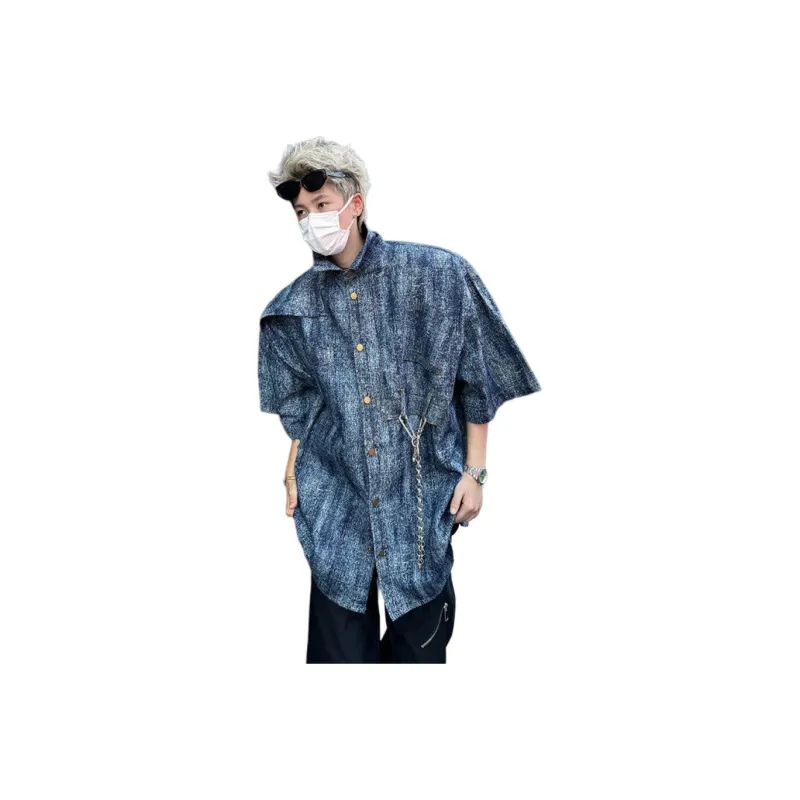 H.V.G.A Shirts Unisex Blue-0