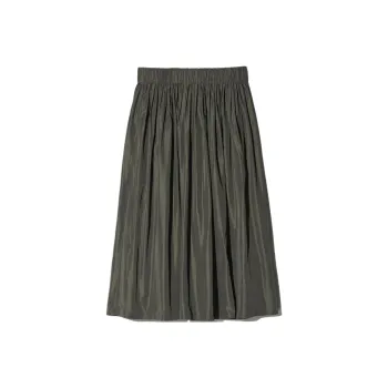 UNIQLO Casual Long Skirt Women's Olive