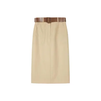 Goodland Casual Long Skirts Women's Light Khaki