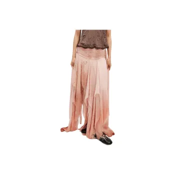FREE PEOPLE Nigel Preston Fairy Chiffon Convertible Skirt Casual Long Skirts Women's Soft Pink/Light Pink