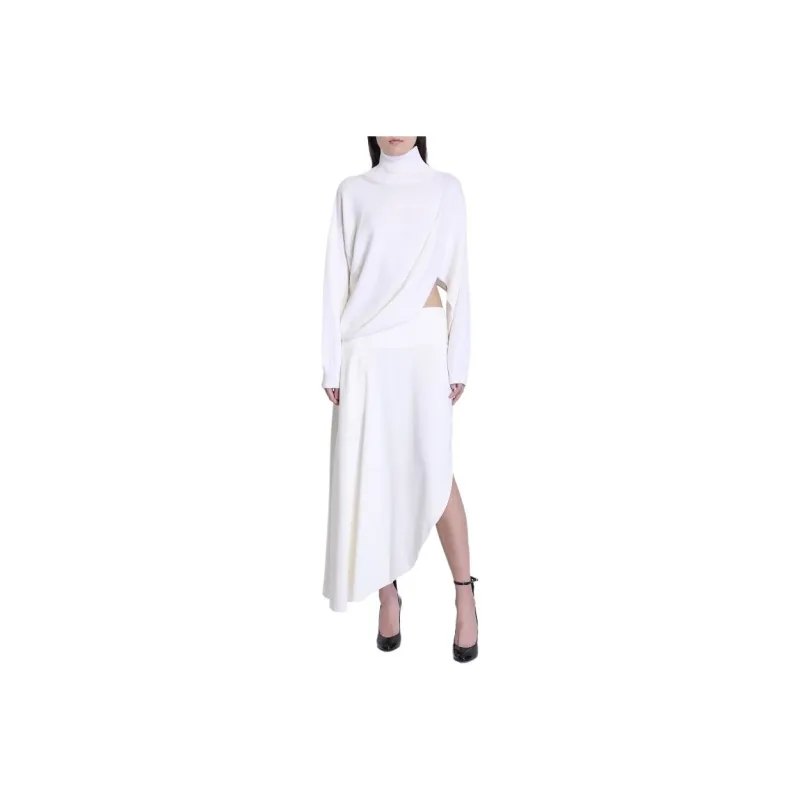 Alaia Fluid Asymmetric Skirt-0