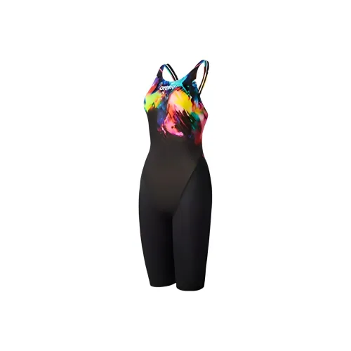 Arena One piece Swimsuit Low Elasticity Fabric, Consider 1 Size Up For First Time Wearers Women's