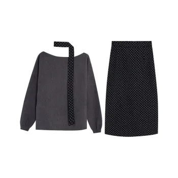 HAPG Two Piece Skirt Sets Women's
