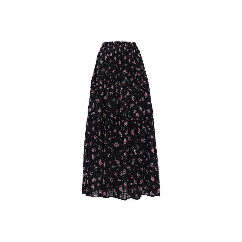 Mu Xiao Xin Casual Long Skirt Women's-8