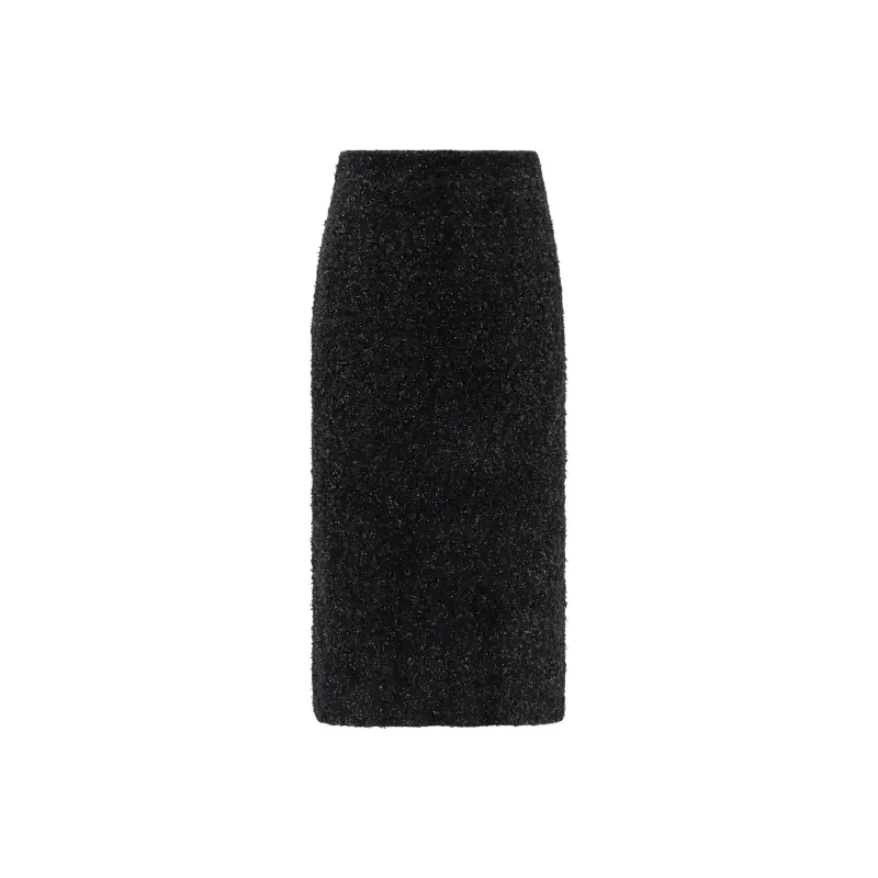 Balenciaga Tweed Midi Skirt-0