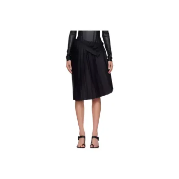 MM6 Maison Margiela Casual Long Skirt Women's Black