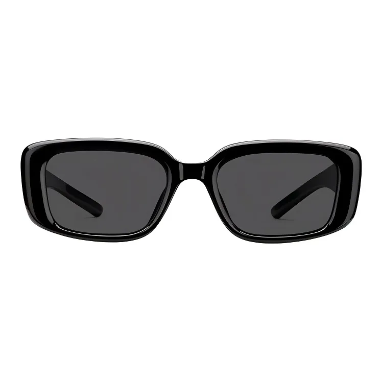 Wood Premium TR/Memory Plastic Square Sunglasses Women's-1