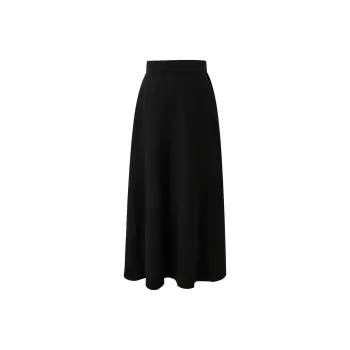 3COLOUR Casual Long Skirt Women's Classic Black