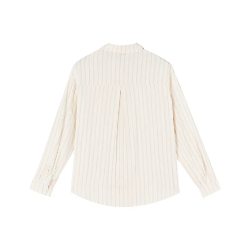 XIANGYING Shirt Women's Beige Coffee-1