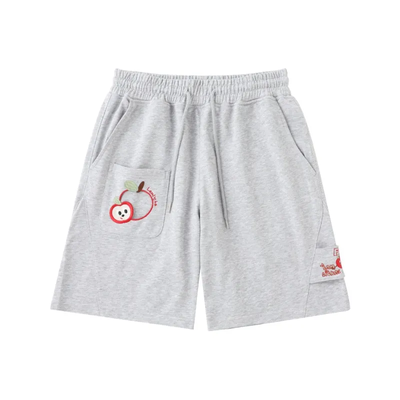 LAMLICKA Casual Shorts Unisex Gray-0
