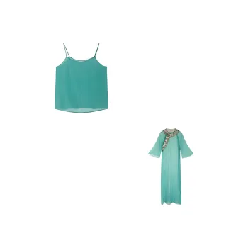 A LIFE ON THE LEFT Skirt Set Women's Turquoise