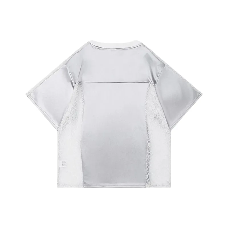 LESS BEARS Drop Shoulder Sleeve T Shirt Women's-1