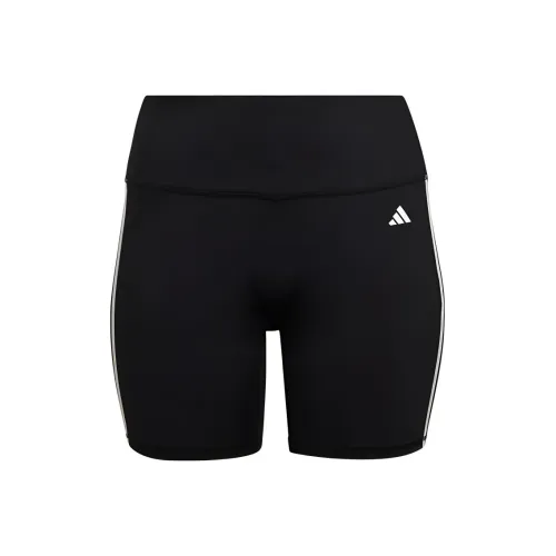 Adidas TRAINING ESSENTIALS 3 STRIPES Sports Shorts Women's Black