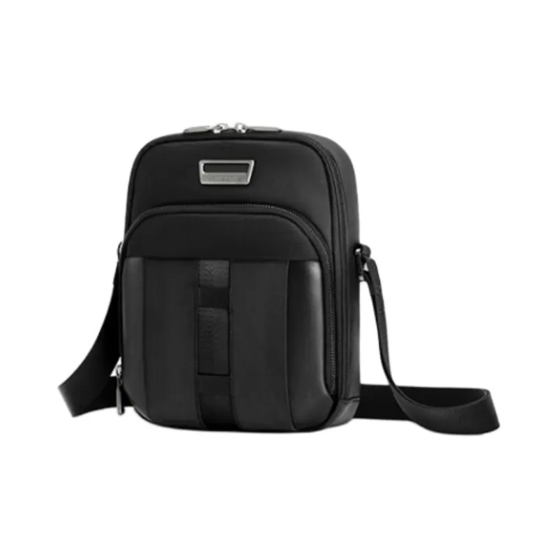 SAMSONITE Fabric Crossbody Bag, Shoulder Bag Small Size Men's Black-1
