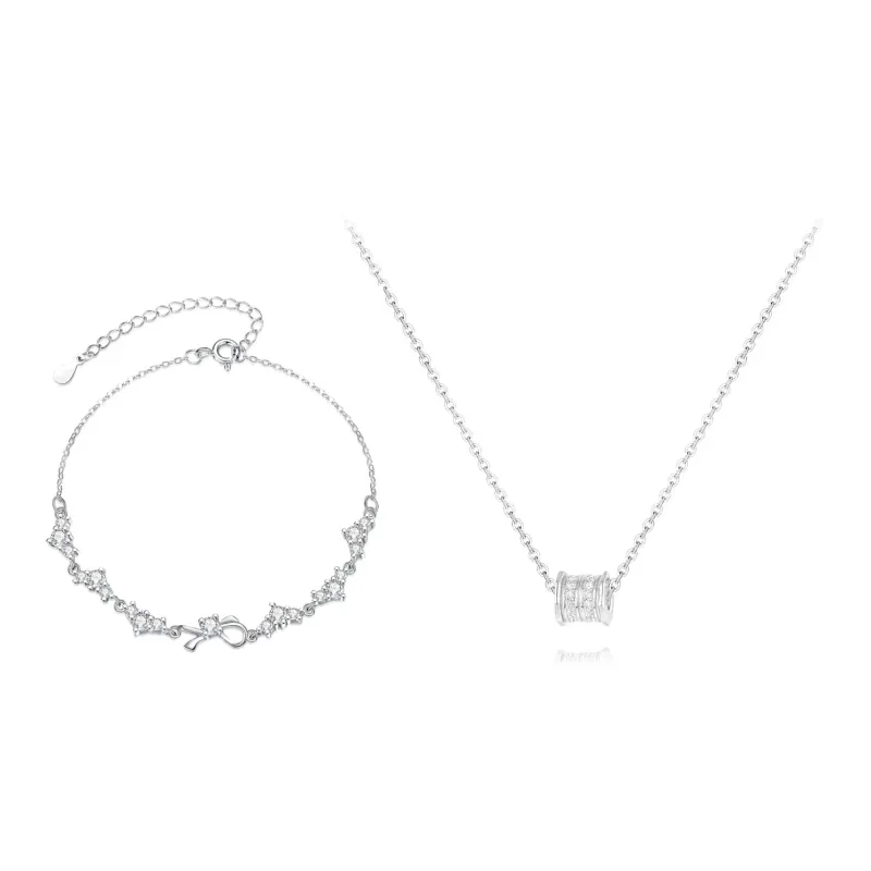 LUCA Sterling Silver Bracelets Unisex-14