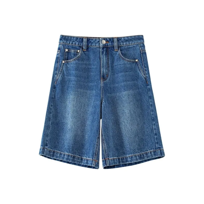 Roselingling Denim Shorts Women's Cabrio Blue-0