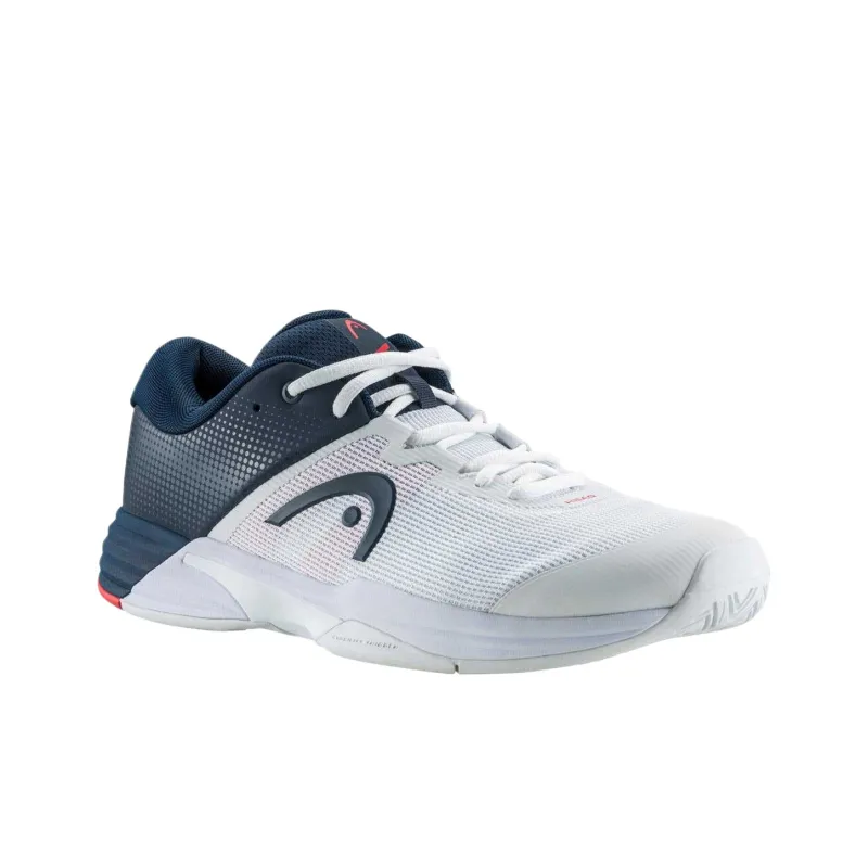 HEAD REVOLT EVO 2.0 Abrasion Resistant Support Low Top Tennis Shoes Men's White Blue-2