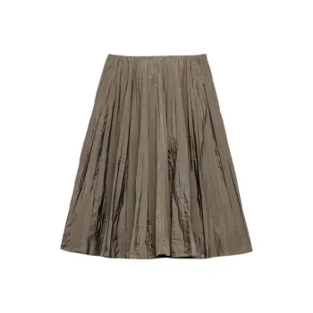PRADA Casual Long Skirt Women's Gray