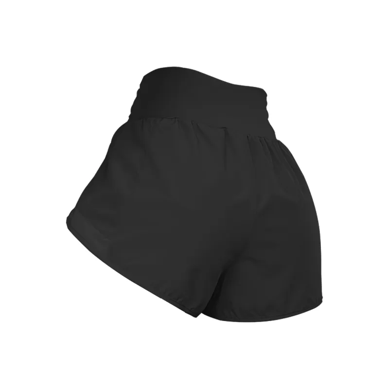Lan Pattern Sports Shorts Women's-5
