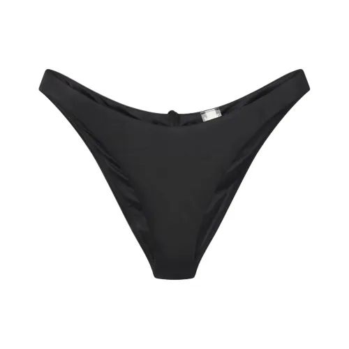 Khy FW24 DROP 010 Ruched Cheeky Bikini Bottom Swimming Shorts Women's Black
