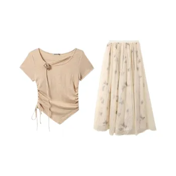 ABBY GODDESS Two Piece Skirt Sets Women's