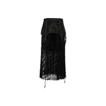 ANDERSSON BELL Lace Combination Maxi Skirt