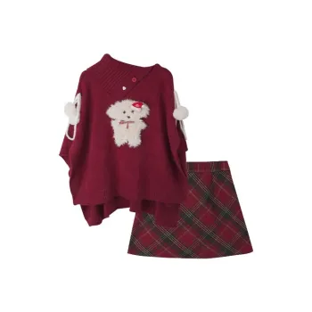 Mu Xiao Xin Two Piece Skirt Sets Women's