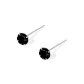 4mm Zircon Stud Earrings[999 Fine Silver]