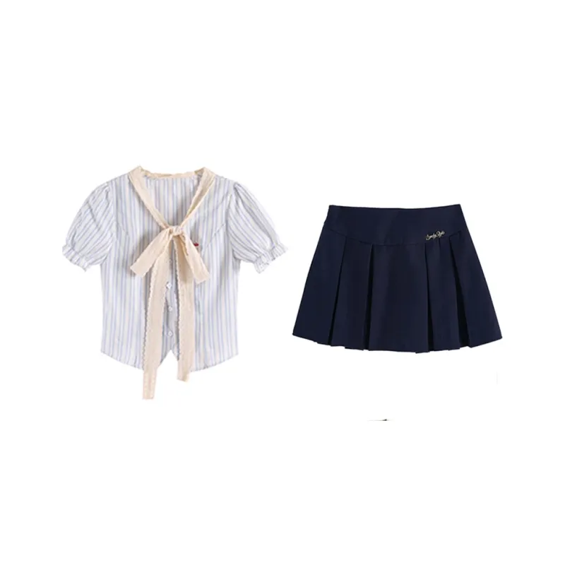 SNZX Two Piece Skirt Sets Women's-0