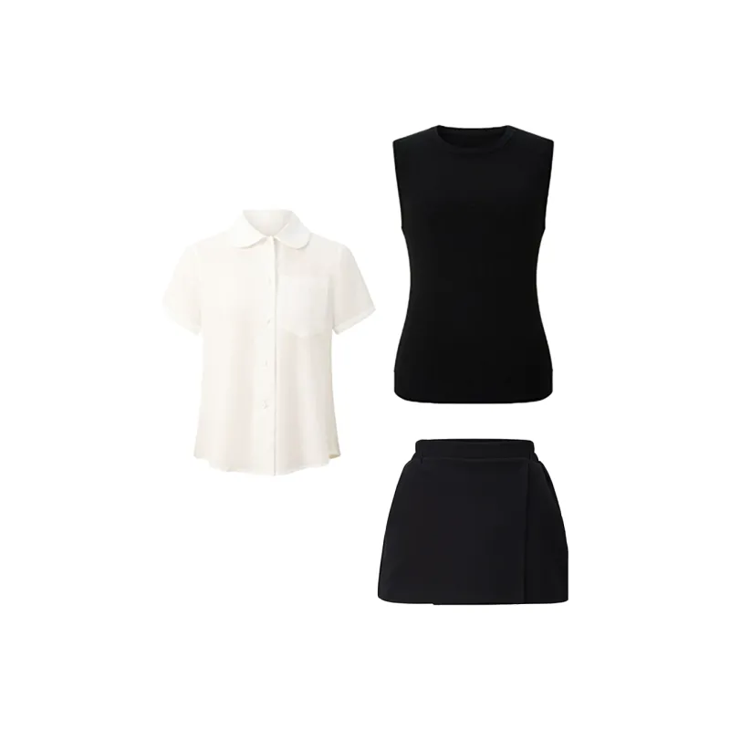 RTNH Spring Summer Skirt Set Women's-0