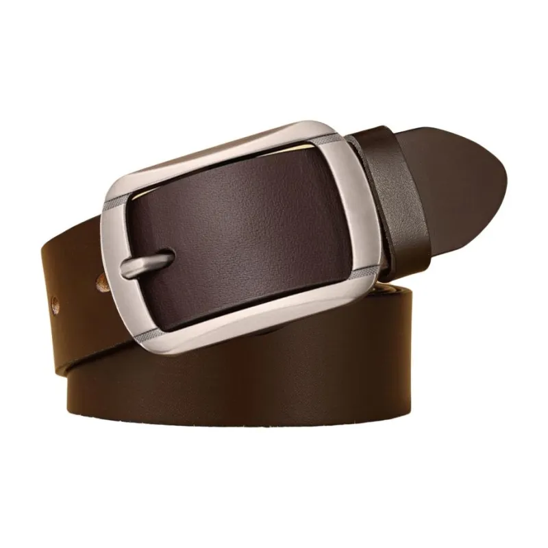 JEANSWEST Split Cow Leather Belts Men's 3.8CM-3