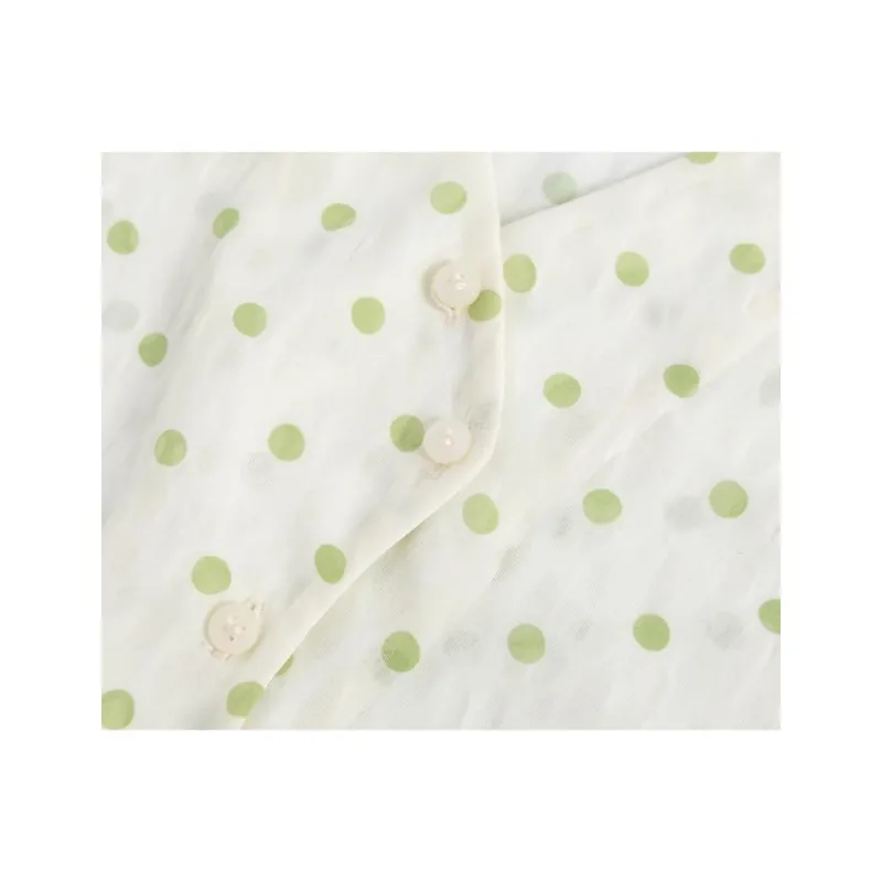 Fragment Shirt Women's Green White-1