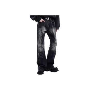 Weles Jeans Unisex Black Gray Color