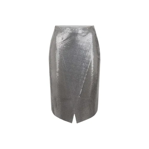 Paco Rabanne Draped Chainmail Skirt