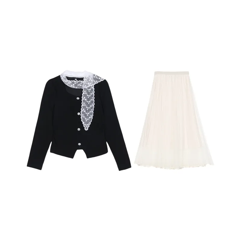 ERIRI Two Piece Skirt Sets Women's-0