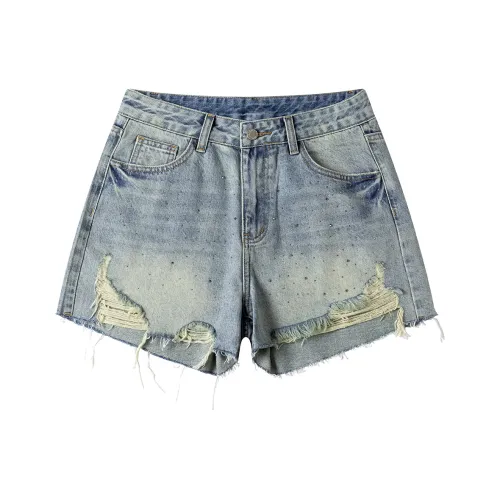 Heartboon Denim red Women's Blue