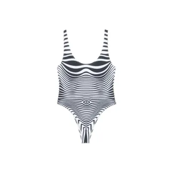 Jean Paul Gaultier SS25 One piece Swimsuit Women's Black