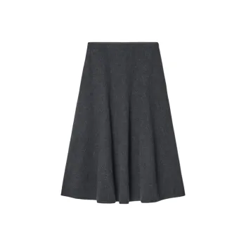 COS Casual Long Skirts Women's Dark Gray