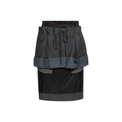 Maison Margiela Layered Knee Length Skirt