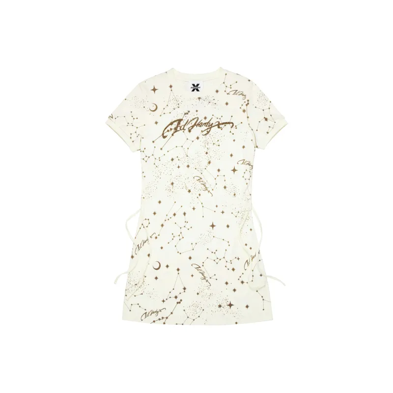 ED HARDY X Short Sleeved Dress Women's-0