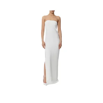 Elisabetta Franchi Evening Dress Women's Ivory White