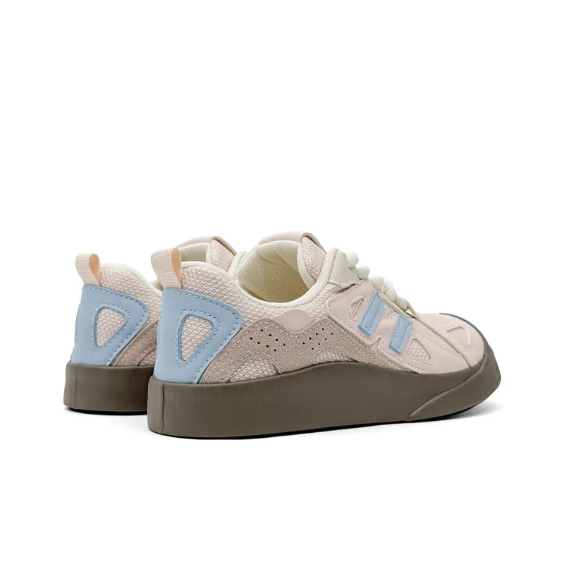 Mengsai Cushioning, Wear Resistant Low Top Skateboard Shoes Women's Pink-5