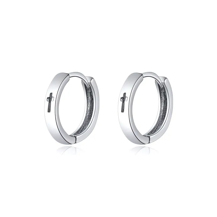 PUENTE 925 Sterling Silver Earrings Men's-0