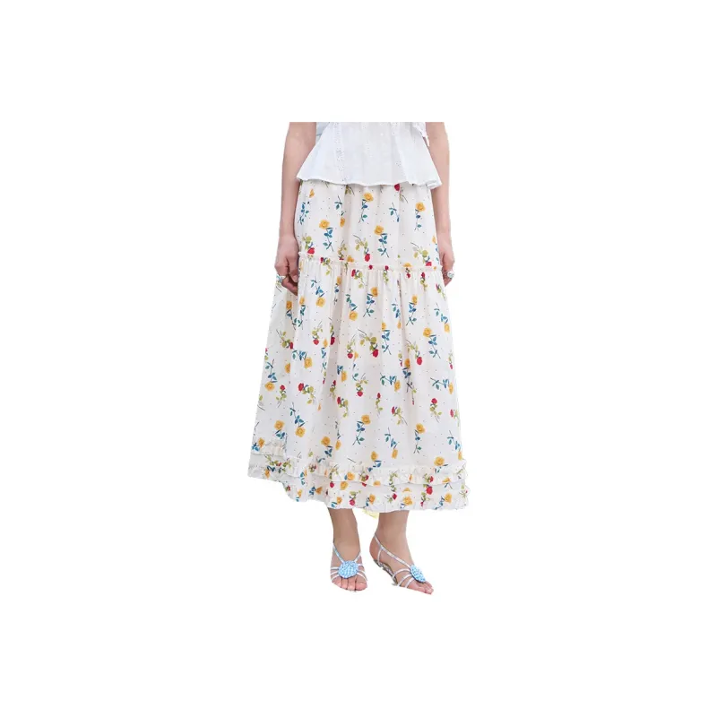 ELF SACK Casual Long Skirt Women's-0